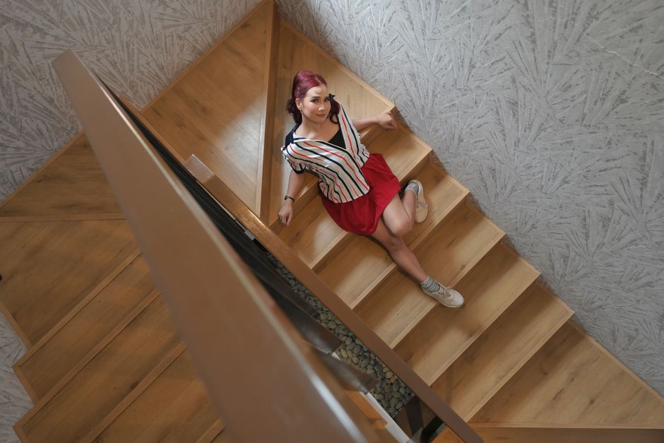 monte-escalier au Havre