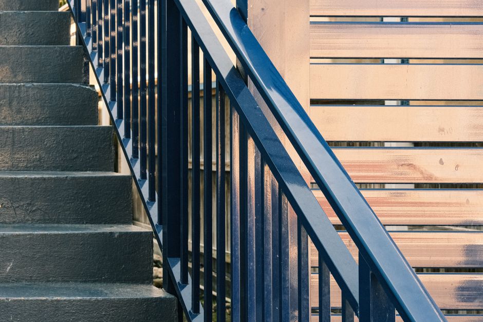 monte-escalier à Gouffern en Auge