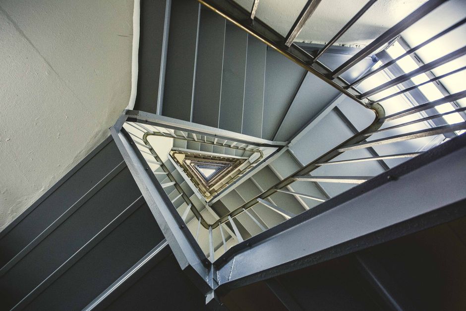 monte-escalier à Condé-sur-Vire